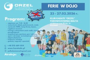 PÓLKOLONIE "FERIE W DOJO 2026"